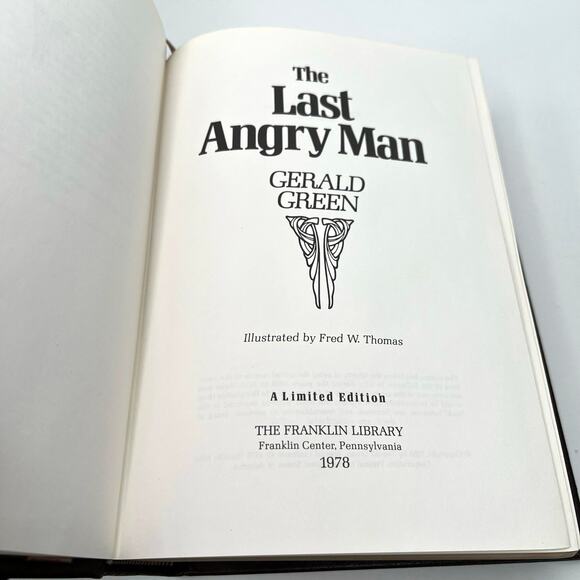 Franklin Library Collectors Edition The Last Angry Man 1978, Signed - Picture 13 of 15
